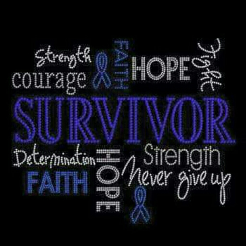 never give up..we are all survivors..